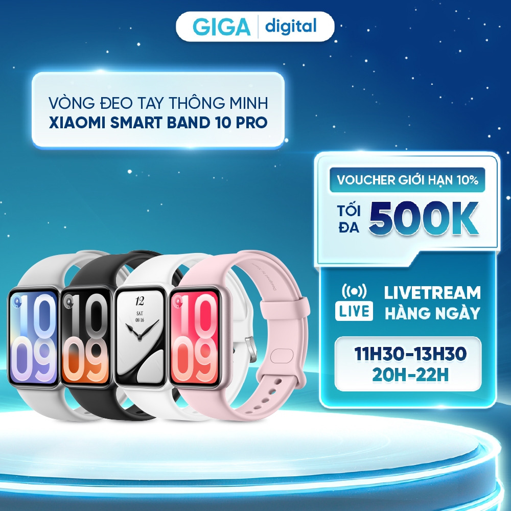 [MỞ BÁN] Đồng hồ thông minh Xiaomi Smart Band 11 - Band 10 - Màn hình Amoled 1.72" - Bluetooth 5.4 – ảnh mô tả chi tiết 13