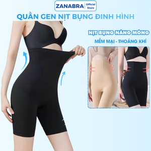 Quần gen nịt bụng cạp cao định hình bung dưới nâng mông, nịt bụng dưới gom mỡ siết eo ZANABRA N3956