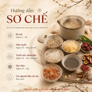 Combo 12 Vị Chè Dưỡng Nhan Thảo Mộc, Thanh Lọc Cơ Thể, Ngủ Ngon, Đẹp Da - An Lạc