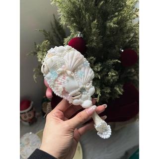 [SẴN - HOẢ TỐC] Gương vỏ sò, phụ kiện gương vỏ sò đi biển siêu xinh xắn