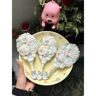 [SẴN - HOẢ TỐC] Gương vỏ sò, phụ kiện gương vỏ sò đi biển siêu xinh xắn