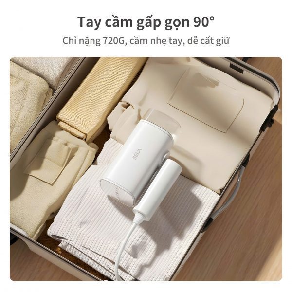 Bàn Là Hơi Nước Cầm Tay Seka SK547 1200W Gấp Gọn Du Lịch Là Nhanh 30 Giây Khử Mùi Diệt Khuẩn