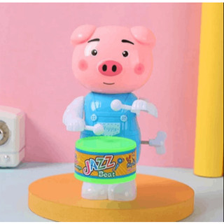 Đồ Chơi Vặn Cót Đánh Trống Lắc Lư Cho Bé Siêu Vui Nhộn - Mèo Kitty, Doraemon, Người Nhện,...