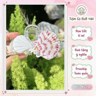 Kẹp vỏ sò càng cua hai mặt handmade - Phụ kiện chụp hình đi biển