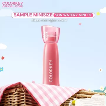 [QUÀ TẶNG - KHÔNG BÁN] Son Mini Watery Tint COLORKEY Son Lì Không Dính Cốc, Không Trôi 1g