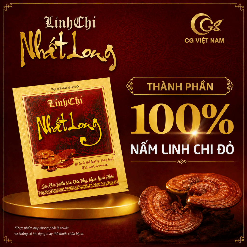 Trà Thảo Dược Linh Chi Nhất Long - Ổn Định Huyết Áp,Giảm Tiểu Đường,Mỡ Máu,Hạ Men Gan, Giúp Ngủ Ngon