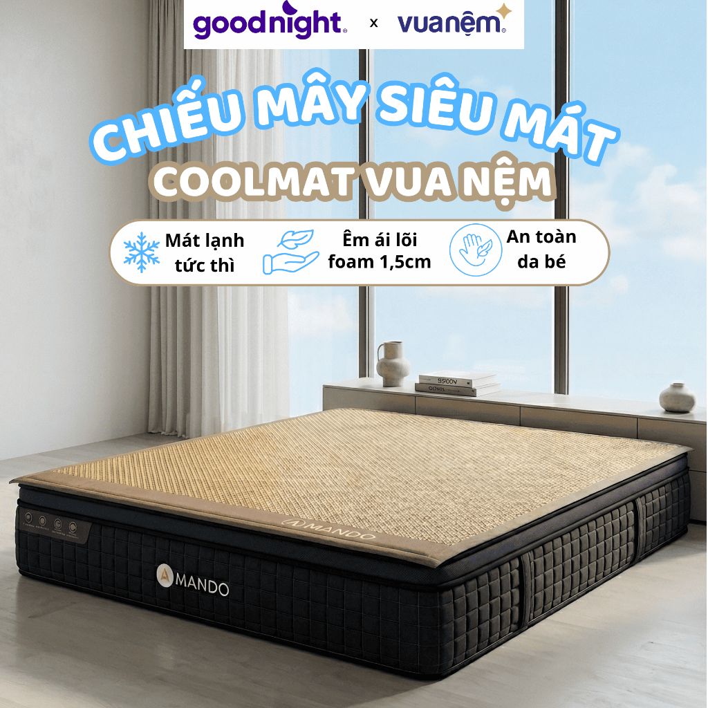 Chiếu mây Cool Mat - Chiếu điều hòa, Chiếu hè cao cấp, Chiếu mát, Chiếu lạnh, Chiếu ngủ êm ái