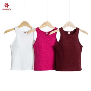 [ PREMIUM COTTON ] Áo Tanktop MELINFA  nữ có đệm mút 3D, Áo ba lỗ nữ, bratop cao cấpVAA0547