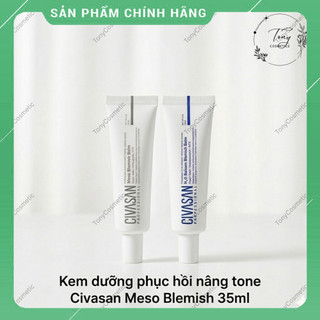 Kem dưỡng Civasan Meso Blemish Balm và Civasan H2O Blemish Balm 35ml giúp phục hồi, nâng tone