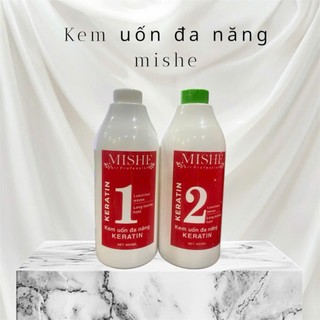 KEM UỐN LẠNH UỐN NÓNG ĐA NĂNG KERATIN MISHE 800ML