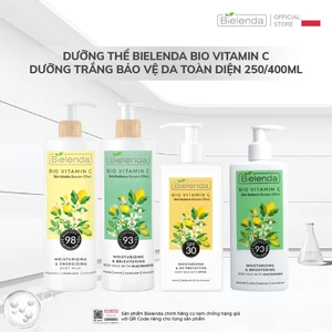 Sữa dưỡng thể trắng da Bielenda Bio Vitamin C bảo vệ da toàn diện 250ml/400ml