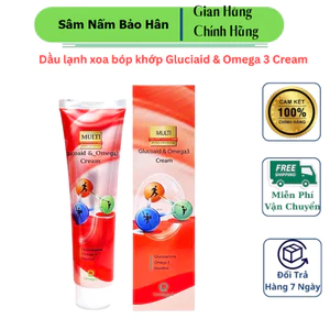 Dầu lạnh xoa bóp khớp Gluciaid & Omega 3 Cream chính hãng