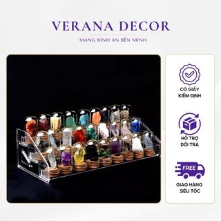 Hũ Đá Thô Tự Nhiên Decor Trang Trí Đá Năng Lượng Phong Thủy Thanh Tẩy Quà Tặng Ý Nghĩa