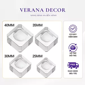 Đế Thuỷ Tinh Trong Suốt Trưng Bày Sản Phẩm