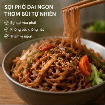 Phở Gạo Lứt Healthy Corner 500g - Phở Khô Ăn Kiêng Tốt Cho Sức Khỏe