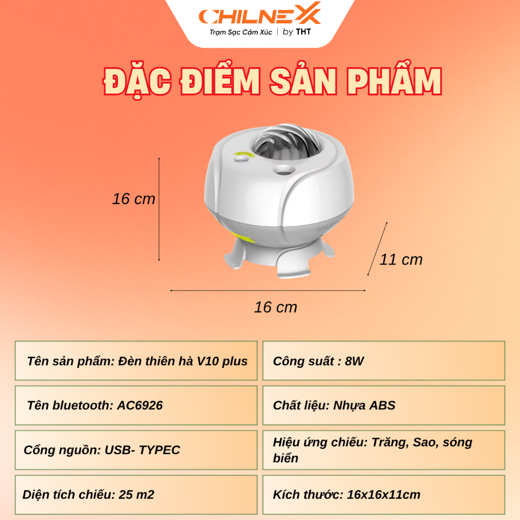Đèn Thiên Hà V10 Plus CHILNEXX Đèn galaxy có  loa bluetooth nghe đèn ngủ nghe nhạc nháy theo nhạc quà sinh nhật
