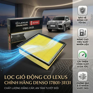 Lọc Gió Động Cơ Cho Lexus RX350 RX450H NX200 Toyota Sienna Avalon Camry Cao Cấp (17801-31131)