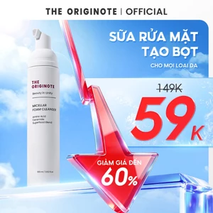 Sữa rửa mặt tạo bọt rửa mặt The Originote dưỡng ẩm da mặt sạch sâu giảm mụn cho mọi loại da 100ml