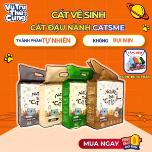 Cát Vệ Sinh Cho Mèo Đậu Nành Catsme 6L