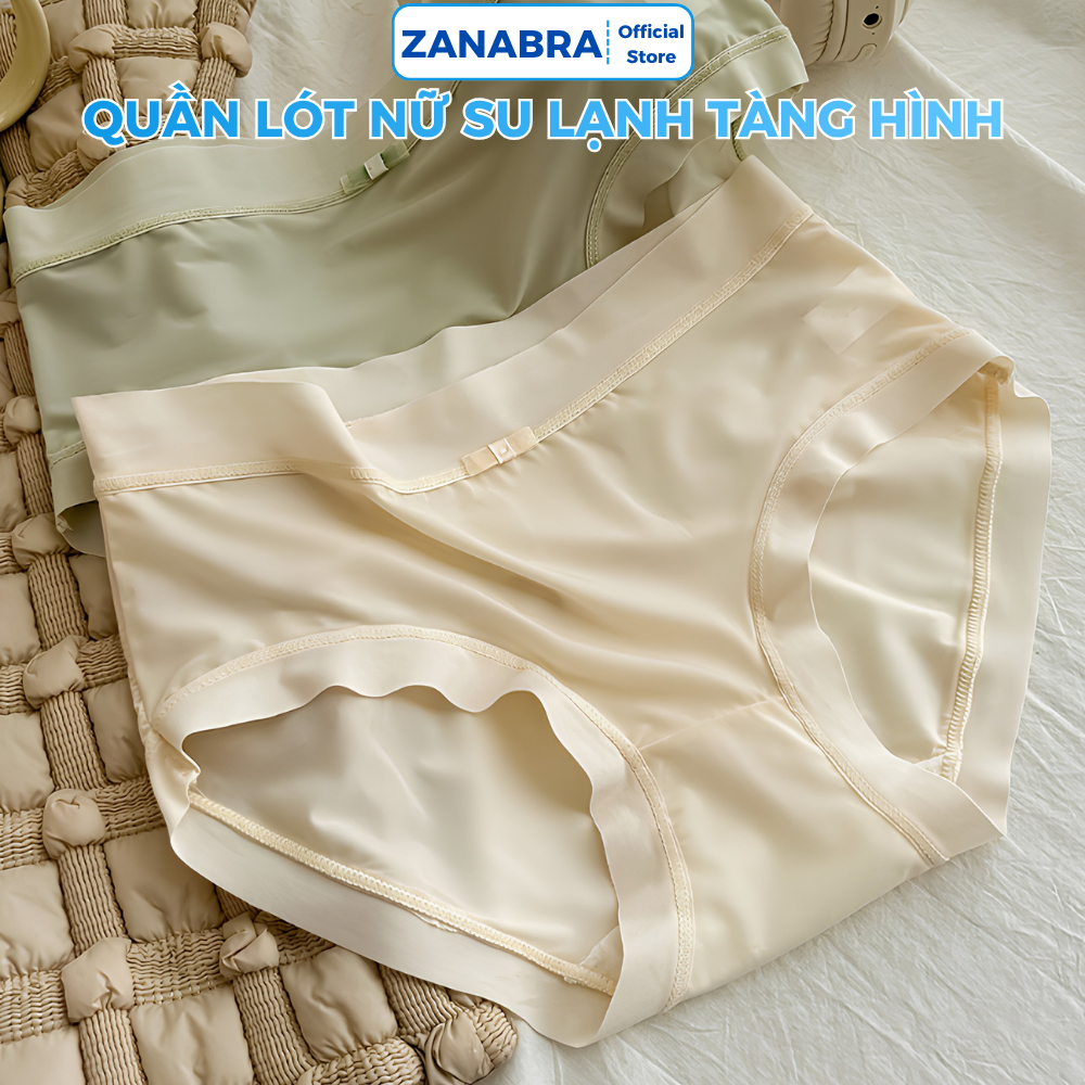 [ Xả Hàng ] Quần Lót Nữ Đúc Su thun lạnh không đường may cao cấp, Quần Chip Nữ mềm mại kháng khuẩn AMYBRA L896