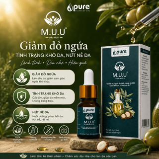 Dầu Mù U M.U.U làm mềm mượt và giảm khô da, cải thiện độ đàn hồi da (10ml)