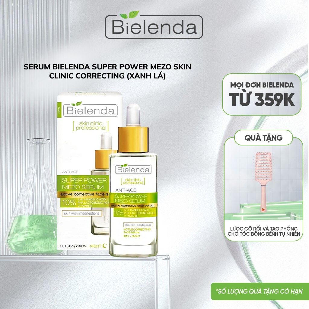[BLOSSOM] Serum Bielenda Mezo Skin Clinic Correcting hỗ trợ ngừa mụn, mờ thâm, căng bóng da 30ml