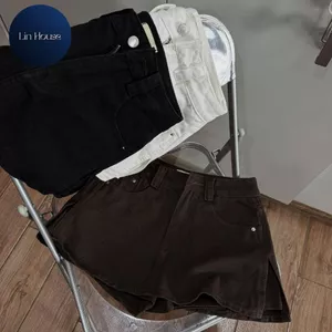 Chân Váy Nữ Lưng Vừa Xẻ Tà Có Quần Trong – Chân Váy Ngắn Nhiều Màu, Form Đẹp Tôn Dáng | LIN HOUSE