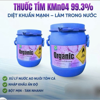 [Túi chiết 1KG] Thuốc Tím Ấn Độ - KMnO4 99% Tẩy Rửa, Khử Khuẩn Ao Hồ, Tắm cá cảnh, Tẩy trắng áo quần