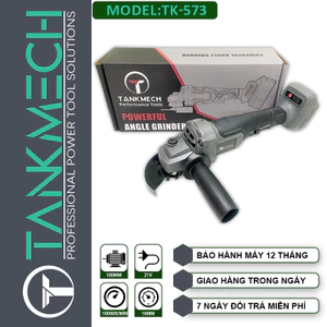 Máy Mài Góc Pin TANKMECH TK-573 (21V) Không Chổi Than Brushless, 3 Tốc Độ, Cắt Mài Đánh Bóng Đa Năng Chính Hãng