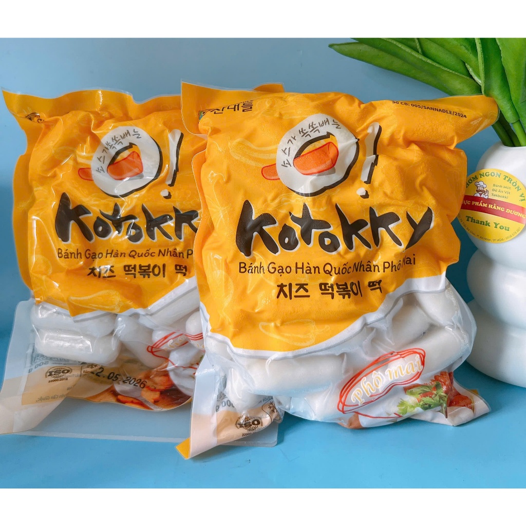 500GR BÁNH GẠO NHÂN PHÔ MAI HÀN QUỐC_NHIỀU PHÔ MAI