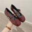 Giày Búp Bê Mary Jane Nữ, Giày Bệt Nữ Quai Ngang Da Mềm Thời Trang Hàn Quốc N03.