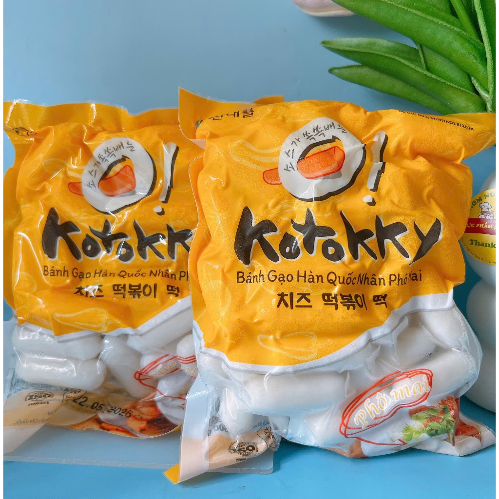500GR BÁNH GẠO NHÂN PHÔ MAI HÀN QUỐC_NHIỀU PHÔ MAI