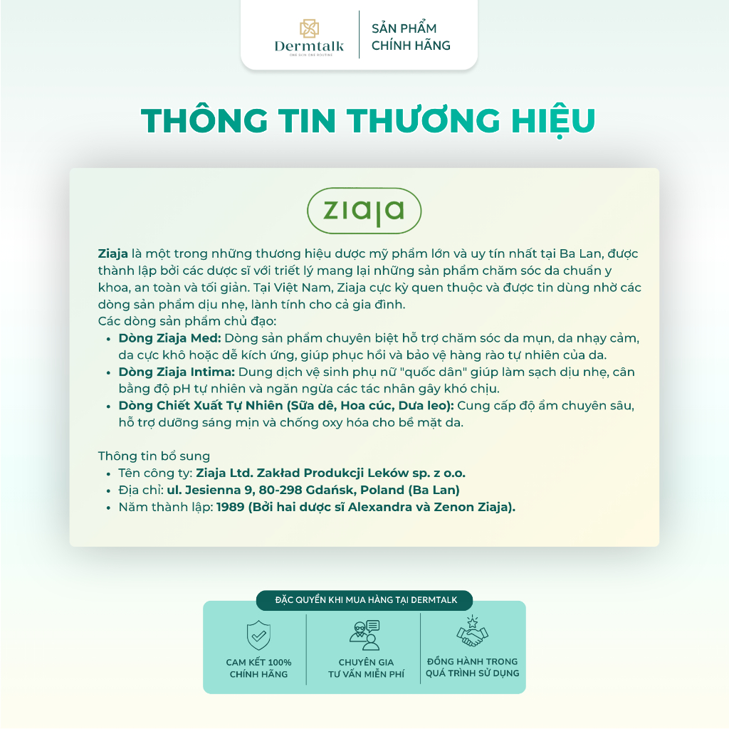 Dầu tắm mềm mịn da Ziaja Med Atopic Skin (270ml) - Dầu tắm cho da khô nhạy cảm, làm dịu da kích ứng, phục hồi màng Lipid