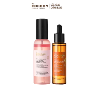 Combo Tinh chất nghệ Hưng Yên C22 30ml & Tinh chất xịt dưỡng sen Hậu Giang 100ml