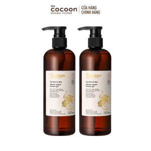COMBO 2 Gel tắm bí đao Cocoon giúp sạch bã nhờn, giảm mụn và mùi cơ thể 500ml