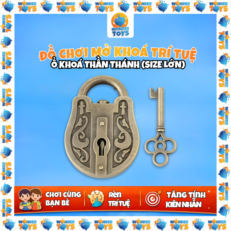 Đồ Chơi Trí Tuệ Mở Khóa Thông Minh - Đồ chơi giải đố Huzzle sắt Nhật Hanayama
