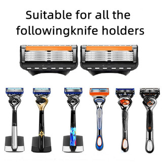 Dao cạo cạo râu 5 lớp nhập khẩu chuẩn Đức dành cho nam, Tông đơ râu thủ công với đầu lưỡi dao 5 lớp đa năng đẹp