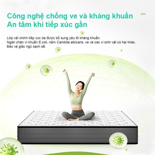 Nệm lò xo Spring Mattress Gre Me, Đệm lò xo liên kết tiêu chuẩn khách sạn 5 sao, nệm cao cấp 20cm