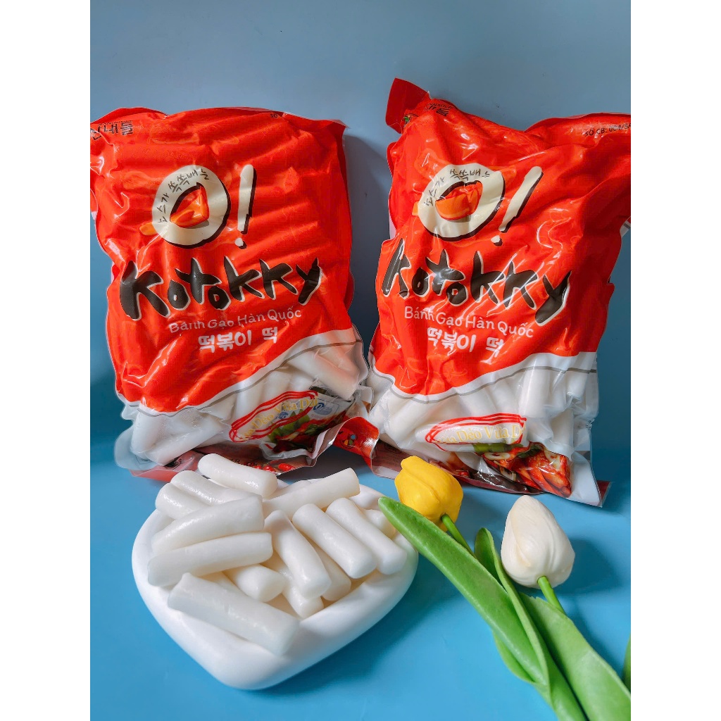 combo 1KG BÁNH GẠO KOTOKKY+ 450G CHẢ CÁ HÀN QUỐC+ 100G SỐT