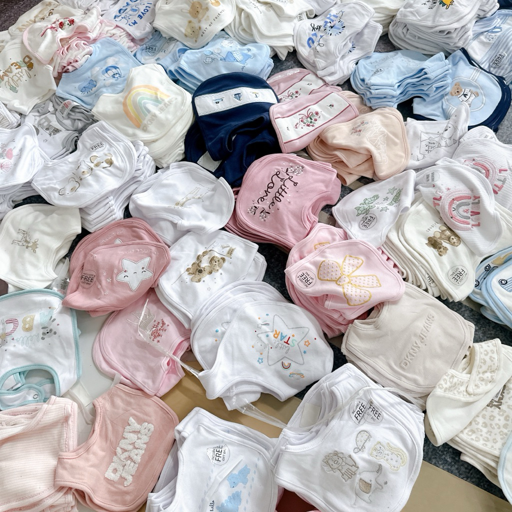 [MD76] (link5) yếm cổ xinh chất liệu cotton mềm mịn giữ ấm cho bé