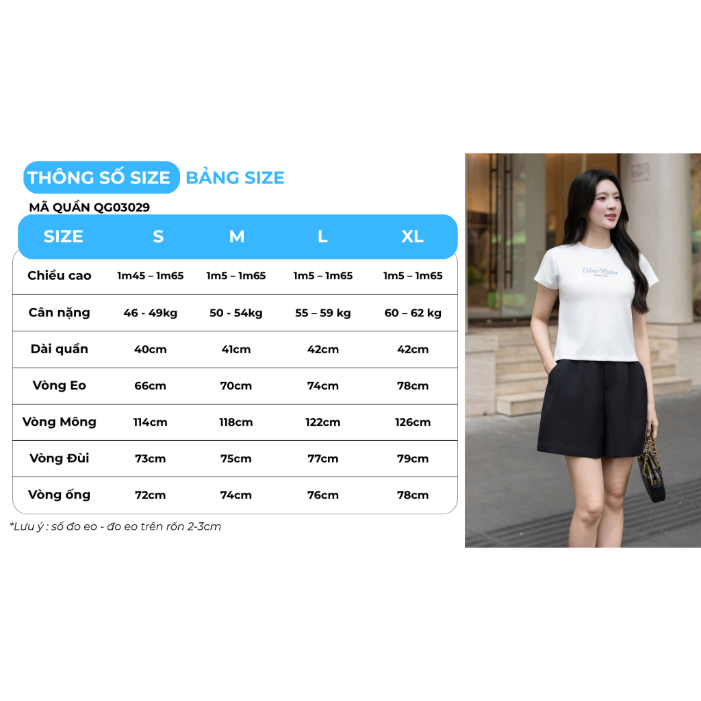 Quần Short Nữ GUMAC Form Rộng Xếp Ly Lưng Liền Có Túi Xéo Thời Trang Trẻ Trung QG03029