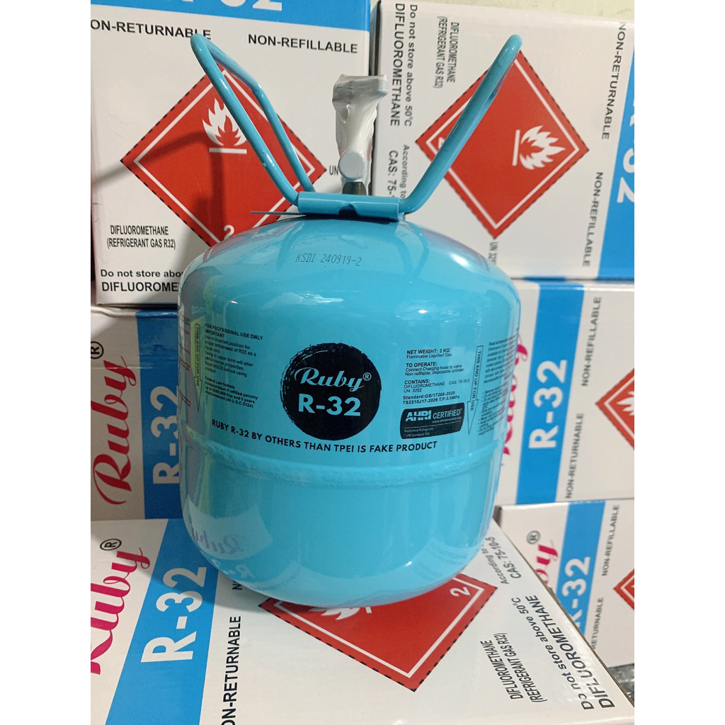 Ga lạnh R32 Điều Hoà máy lạnh (bình 3KG) -Nhập Khẩu Chất Lượng Cao Loại ...