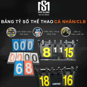 Bảng tỉ số thể thao chuyên nghiệp - Bảng tỉ số lật Da mềm - Bảng tỉ số thể thao thông dụng- Bida/bóng bán/bóng rổ/tennis
