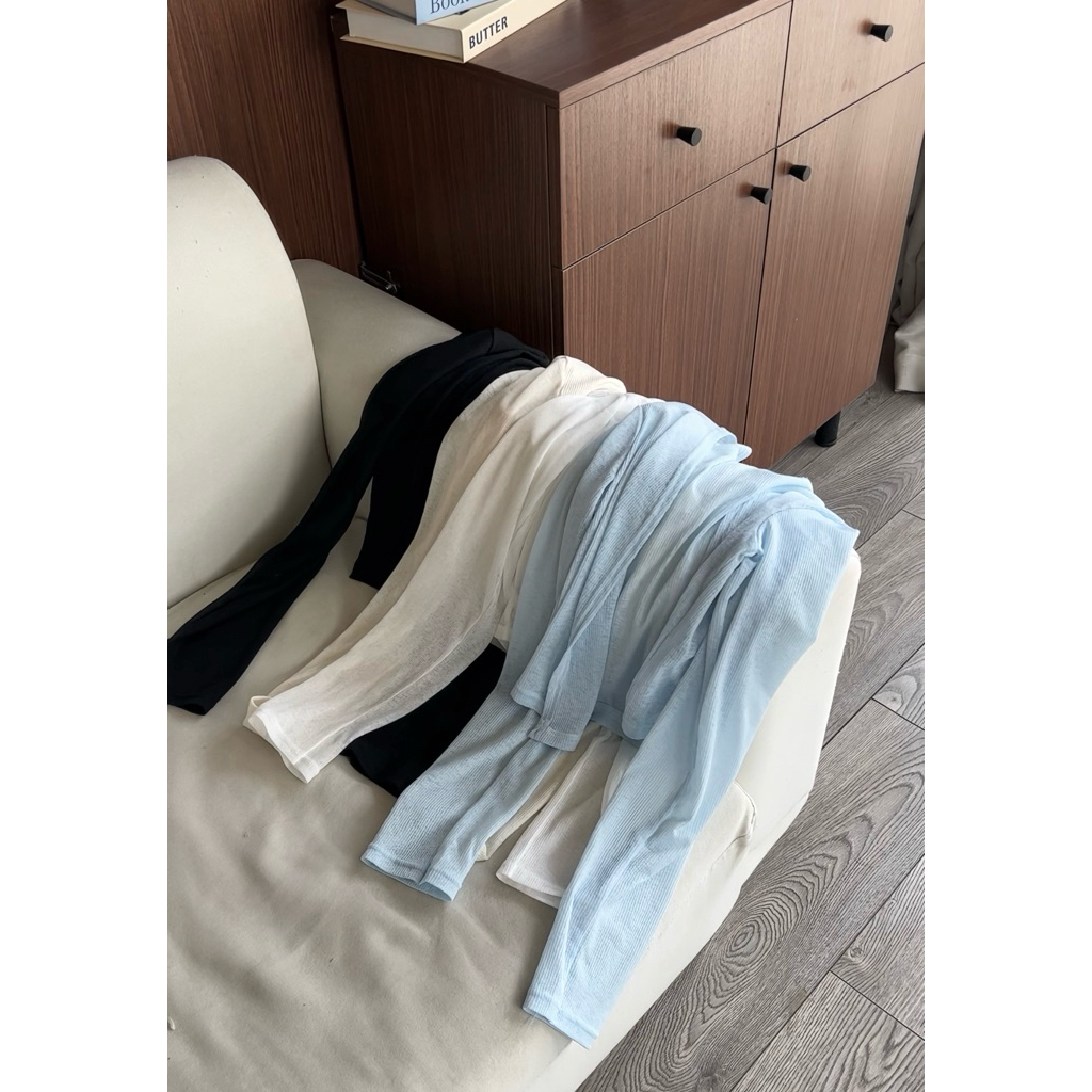 Áo khoác cardigan thun mỏng 4 màu Nữ the.sweaterweather TSW