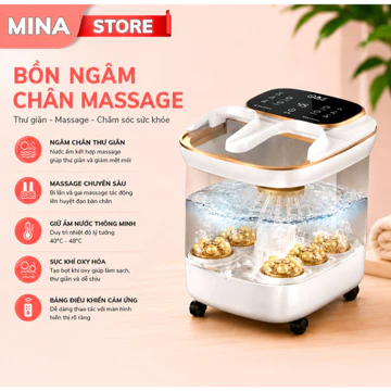 Máy Ngâm Chân, Bồn Ngâm Chân Massage Chân, Tự Làm Nóng Nước, Máy Ngâm Chân Massage Cao Cấp
