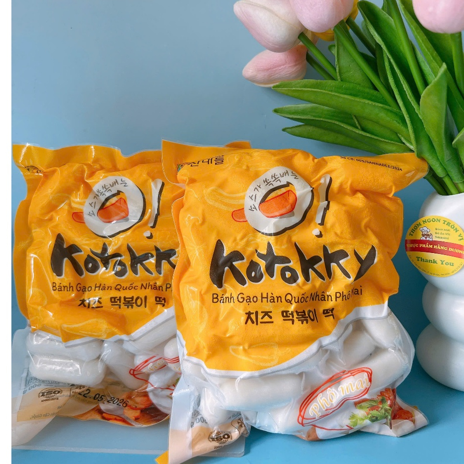 1KG BÁNH GẠO NHÂN PHÔ MAI( gồm 2 gói 500g)