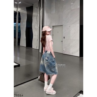 Quần Ngố Jean Nữ Dáng Lửng In Chữ QCCC Cao Cấp