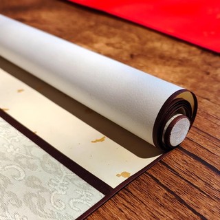 Thư Pháp Hán Việt Vẽ Tranh ,Biểu Bồi Lụa Phủ Sáp 72x32cm, Giá Rẻ