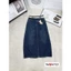 Chân Váy Jeans Nữ Dài 80cm Dáng Bút Chì Chất Mềm Co Giãn Nhẹ Tặng Kèm Đai #7121
