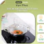 Chảo Inox Nguyên Khối 5 Lớp Sora 28cm Inochi Studio – Inox 304, Không Phủ Chống Dính, Dùng Bếp Từ